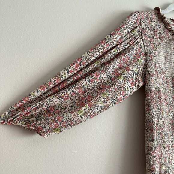 Nation LTD Abrielle Tee Superbloom Top Classic Boho Size Medium Pink Floral - Picture 5 of 12